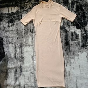 Boohoo Blush Midi Dress